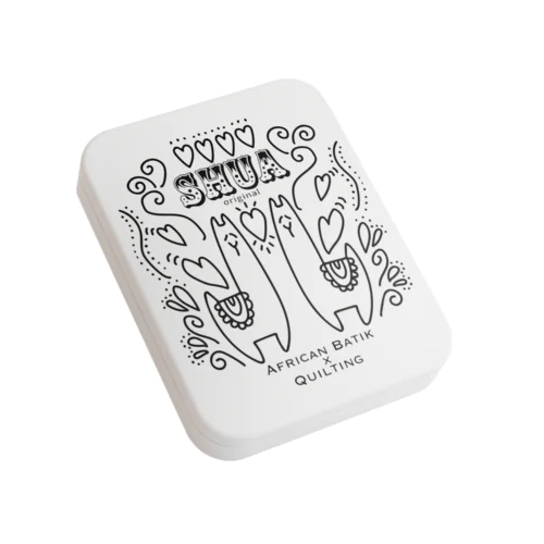 SHUA original ブラックロゴ Flat Tin Case