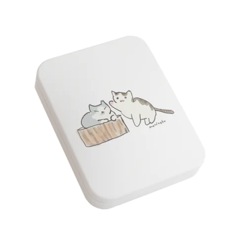 さざなみくん&乃々ちゃん Flat Tin Case