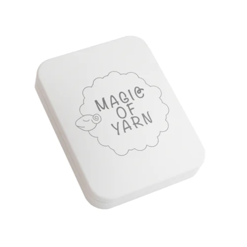 Magic of yarn Flat Tin Case