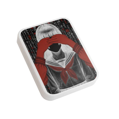 みえないみないみたくない Flat Tin Case