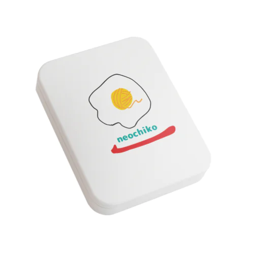 neochikoロゴ Flat Tin Case