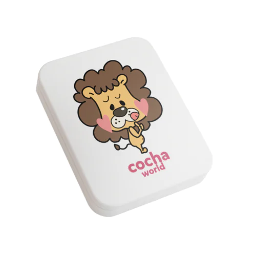 cocha おれらいおんくん Flat Tin Case