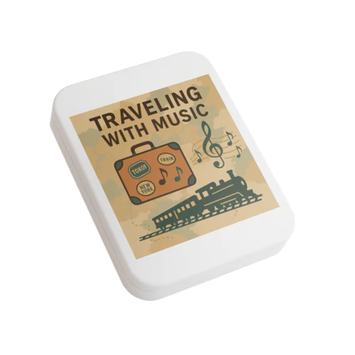 Traveling with Music｜音楽と旅のヴィンテージデザイン Flat Tin Case