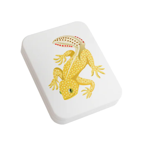 ヒョウモントカゲモドキ。 Flat Tin Case