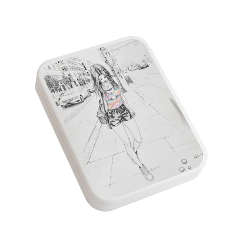 隠れた宝石を探す人 Flat Tin Case