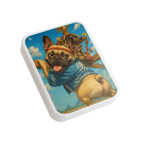 祭り魂！汗だくフレブルTシャツ Flat Tin Case