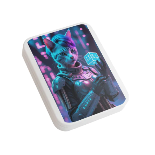 量子の選択猫 Quantum Choice Cat Flat Tin Case