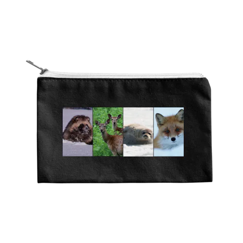 【サロベツの動物】四季折々 Flat Pouch