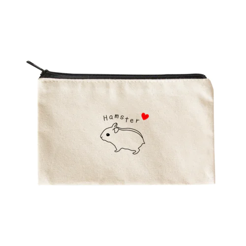 Hamster❤️ Flat Pouch