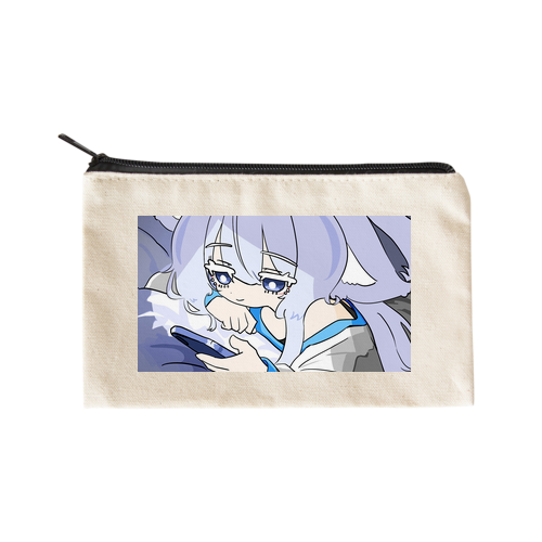 おやすみイラスト Flat Pouch