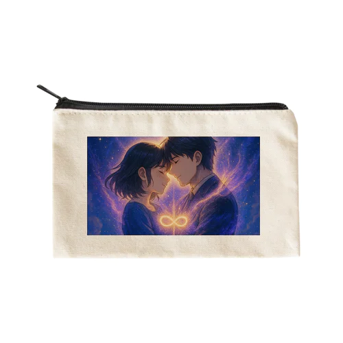 ツインレイ一ヒーリングアートグッズ Flat Pouch