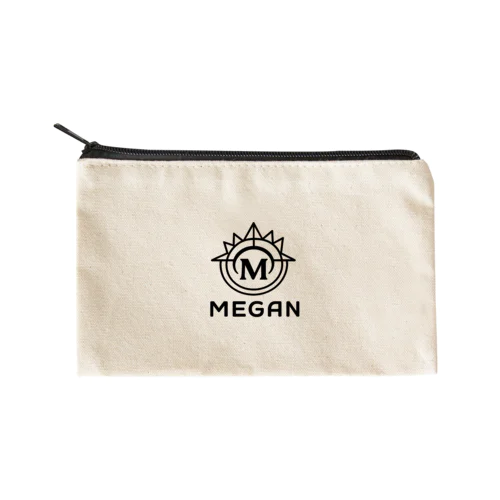MEGANロゴグッズ Flat Pouch
