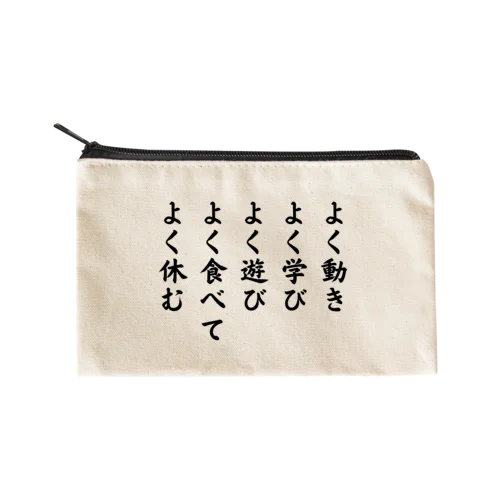亀仙流の教え Flat Pouch