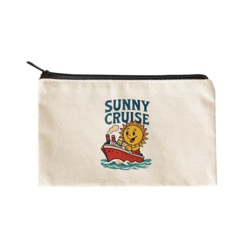 Sunny cruise Flat Pouch