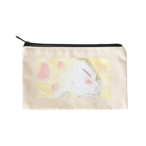 レインボーチルドレン Flat Pouch