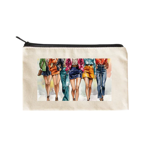 古着風 Flat Pouch