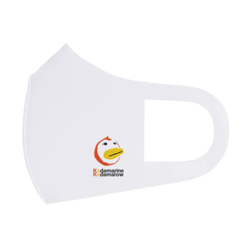 夕陽に染まるペンギン Face Mask