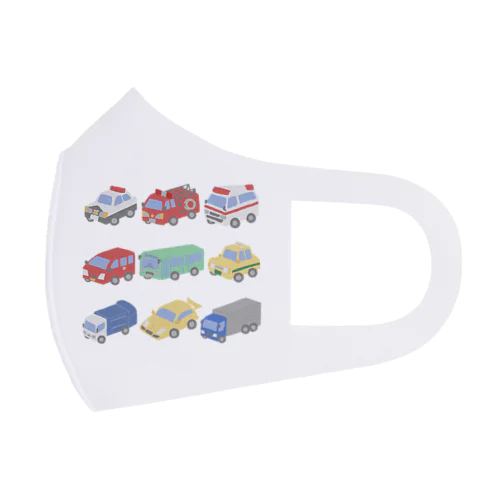 のりものイラスト Face Mask