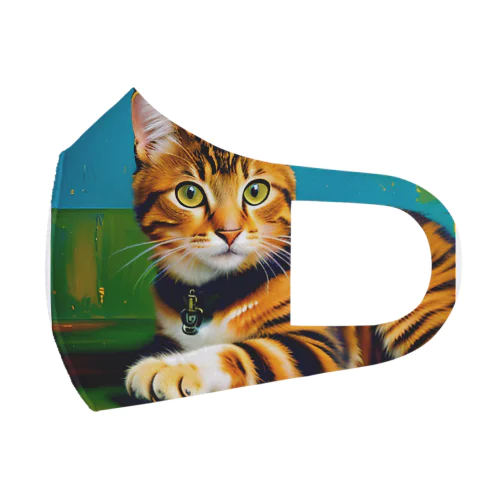 トラ猫🐱 Face Mask