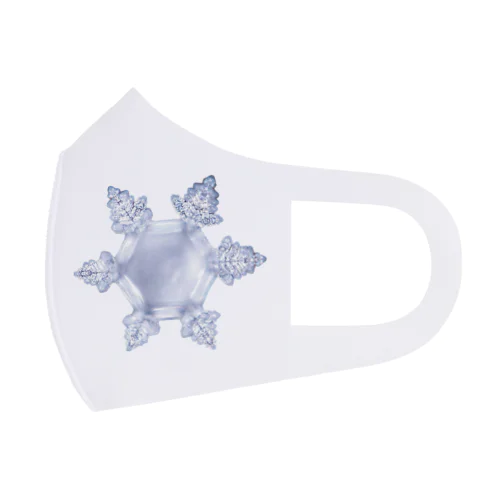水の結晶 Face Mask