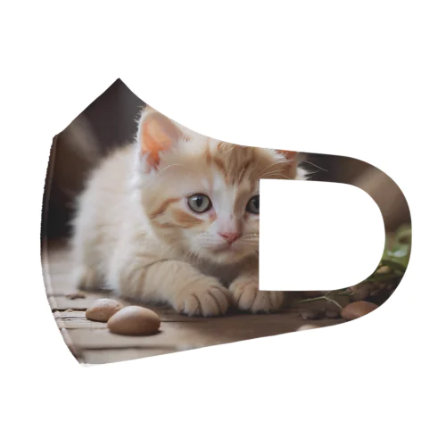 癒しの猫ちゃん Face Mask
