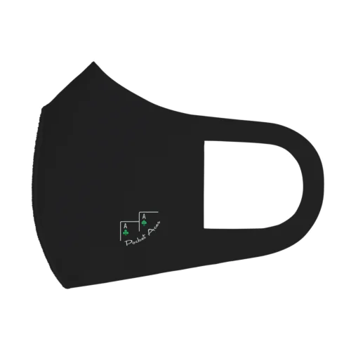 AAマスク黒(Clover&Spade) Face Mask