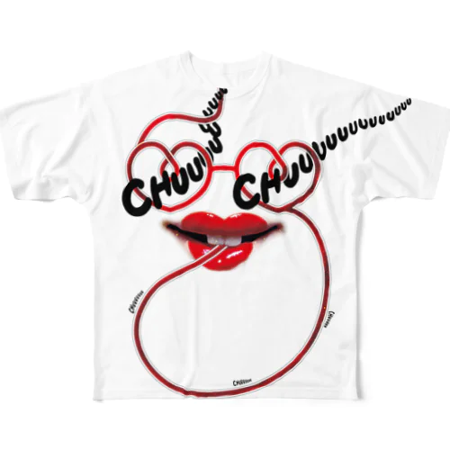 宇CHUUUU100%ジュースいちご味★ All-Over Print T-Shirt