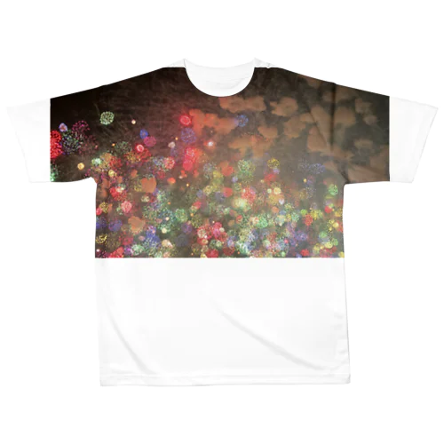 花火 All-Over Print T-Shirt