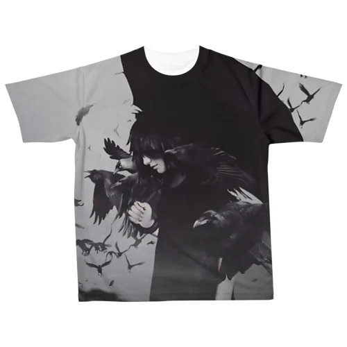 カラスが鳴くから All-Over Print T-Shirt