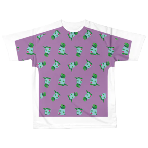 ウキウキちびティルンがウジャウジャ〜 All-Over Print T-Shirt