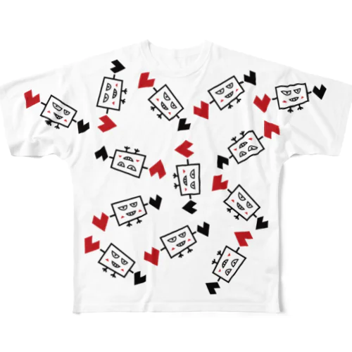 鳥になれなかったTV：画伯オリジナル All-Over Print T-Shirt