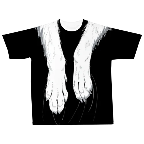 狼おてて All-Over Print T-Shirt