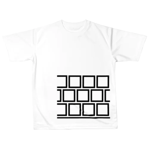 『９〼』カサネ All-Over Print T-Shirt