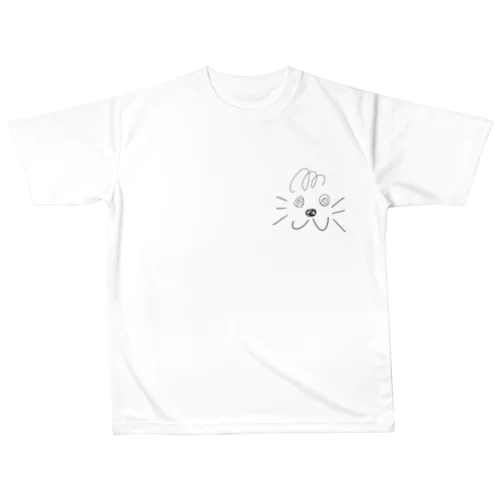 いぬねこくん All-Over Print T-Shirt