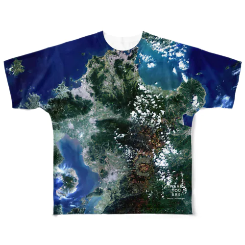 福岡県 うきは市 Tシャツ 両面 All-Over Print T-Shirt