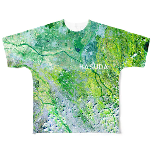 埼玉県 久喜市 Tシャツ 両面 All-Over Print T-Shirt