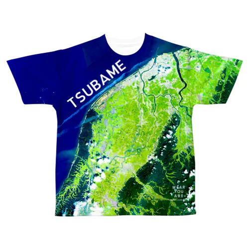 新潟県 新潟市 Tシャツ 両面 All-Over Print T-Shirt