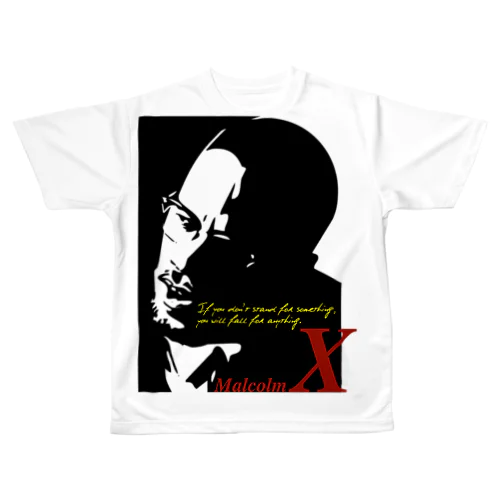 MALCOLM X All-Over Print T-Shirt