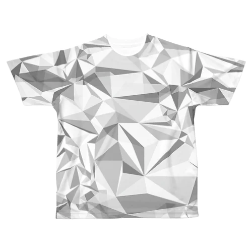 ポリゴンフルグラフィックTシャツ All-Over Print T-Shirt
