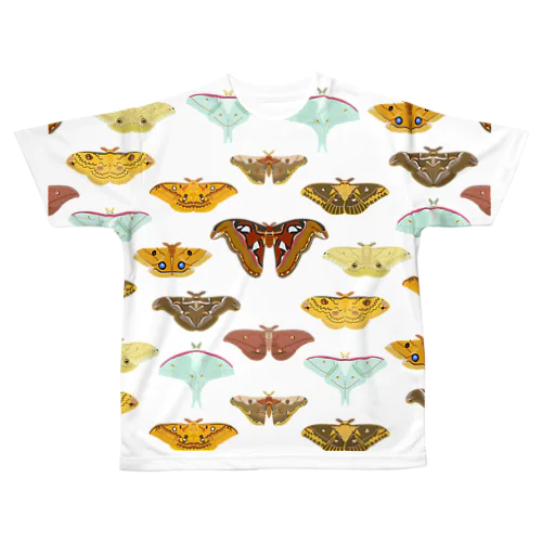 ヤママユガ科の仲間 All-Over Print T-Shirt