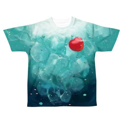 水中のソーダ All-Over Print T-Shirt