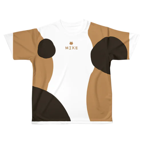 三毛猫になりたい人向け All-Over Print T-Shirt