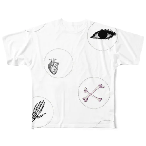 しゃぼん玉 All-Over Print T-Shirt
