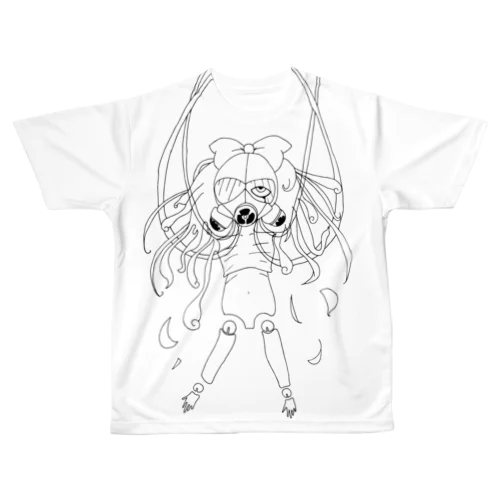 Howling Doll All-Over Print T-Shirt
