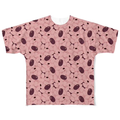 お赤飯 All-Over Print T-Shirt