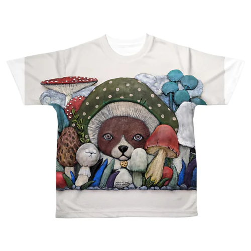 きのこ(フルグラフィック) All-Over Print T-Shirt