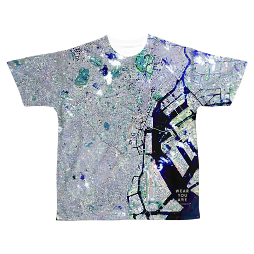 東京都 港区 All-Over Print T-Shirt