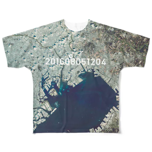 千葉県 市川市 All-Over Print T-Shirt