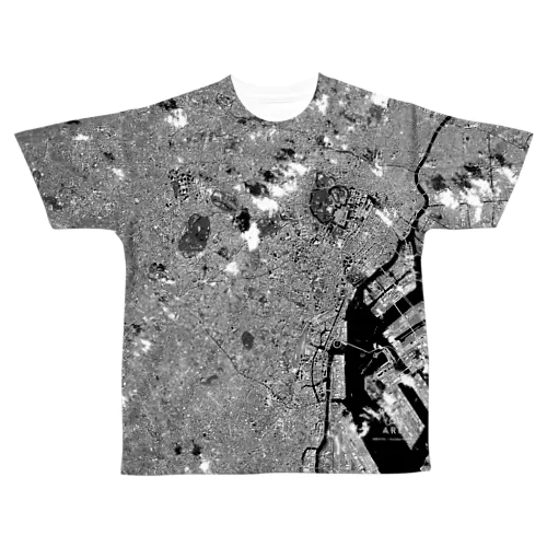 東京都 港区 All-Over Print T-Shirt