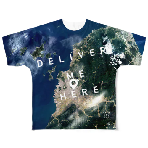 愛媛県 松山市 All-Over Print T-Shirt